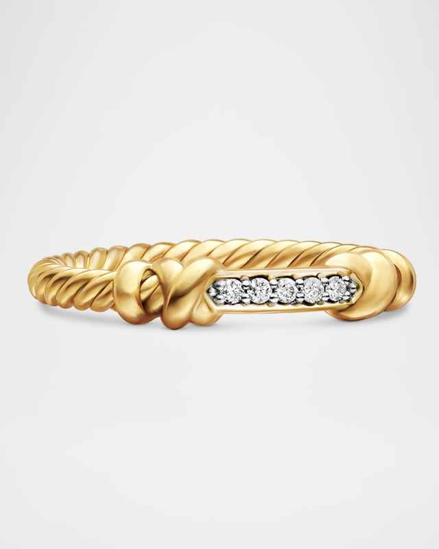 Petite Helena Wrap Band Ring, 4mm